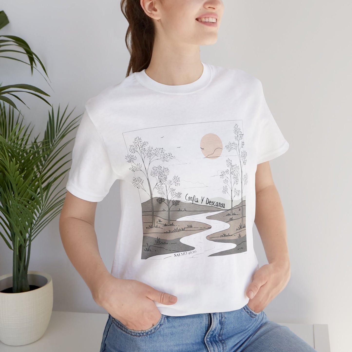 Confia y Descansa Camisa de Mujer