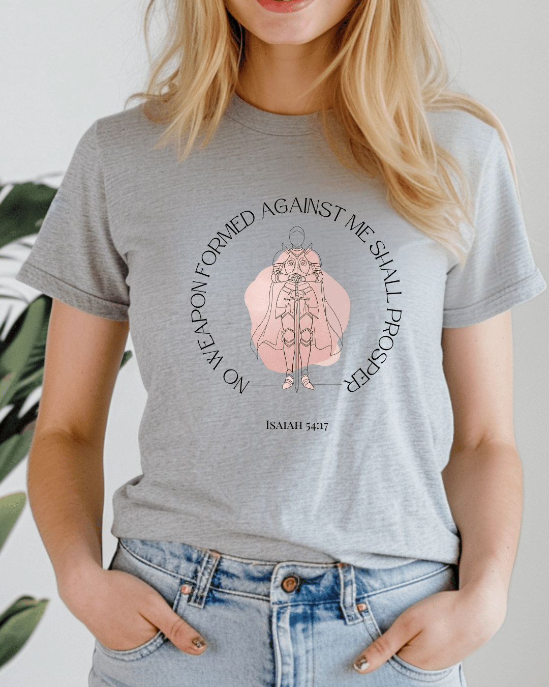 No Weapon Formed Against Me Shall Prosper Women's T-Shirt