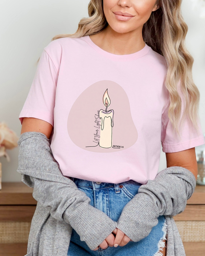 Let Your Light Shine Candle Women's T-Shirt