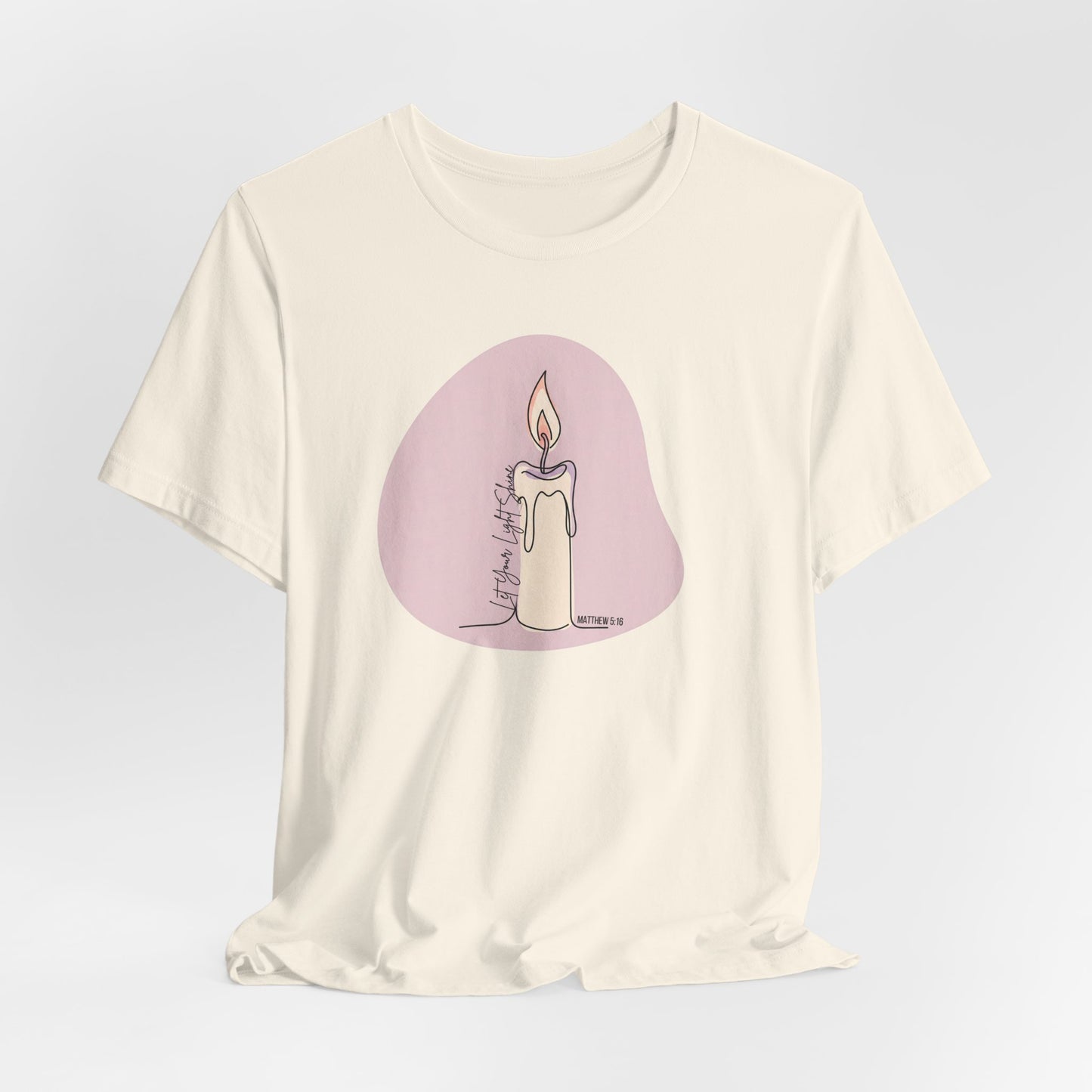 Let Your Light Shine Candle Women's T-Shirt