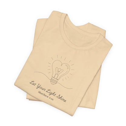 Let Your Light Shine Women's Christian T-Shirt