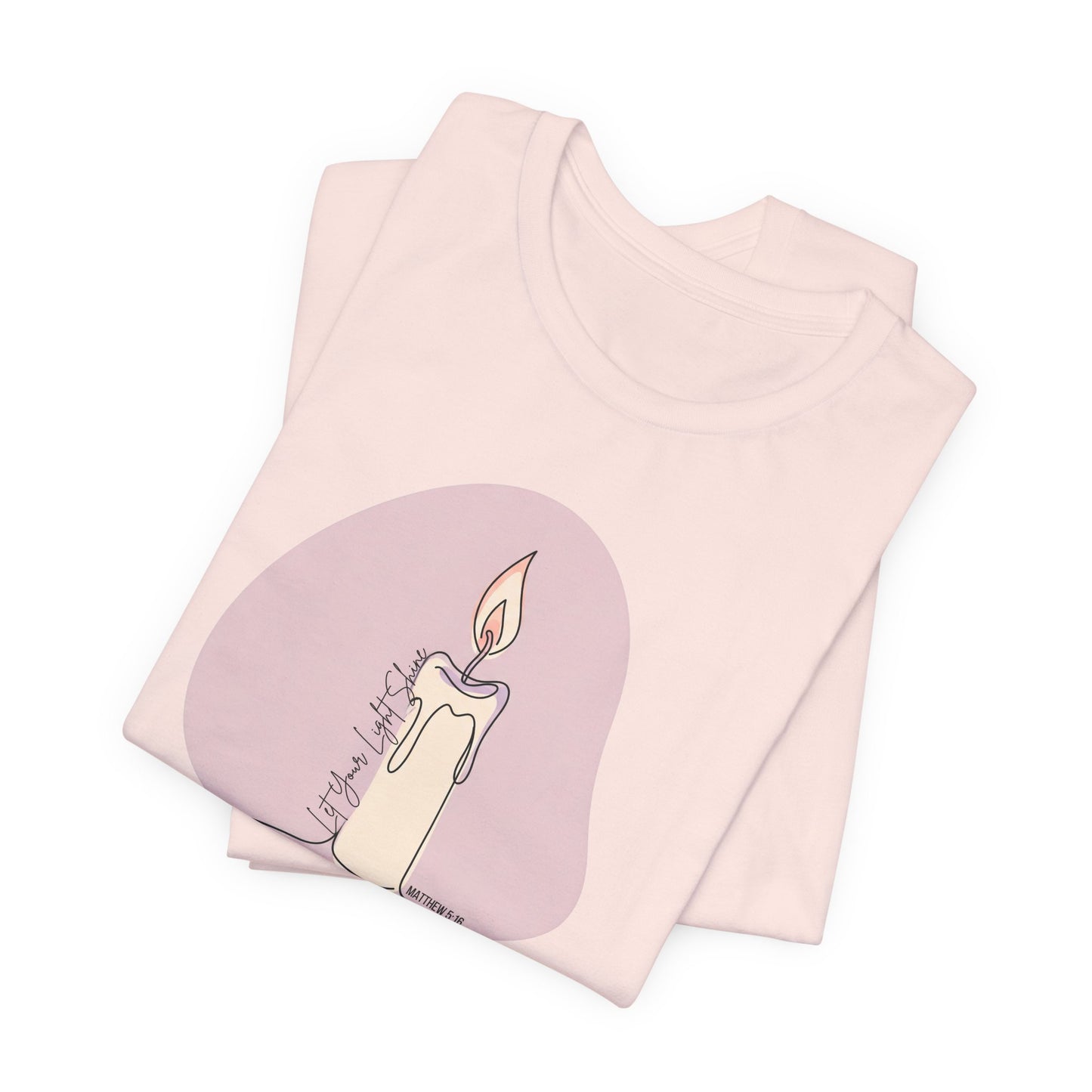 Let Your Light Shine Candle Women's T-Shirt